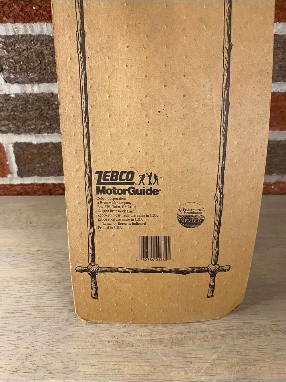 Vintage 1990‎ Zebco 202 Fish America Rod and  Reel Combo NOS